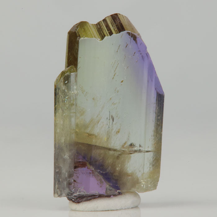 color zoned raw tanzanite zoisite crystal