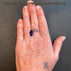 natural color blue violet tanzanite gemstone 