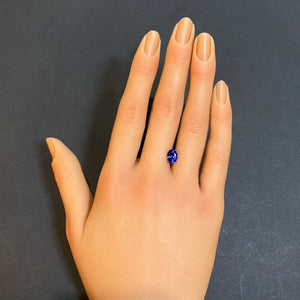 oval tanzanite gemstone