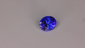 Oval Cut Violet Blue Tanzanite 2.75 Carats
