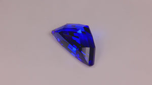 Step Shield Cut Tanzanite 13.40 Carats