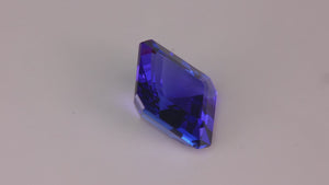 Square Step Cut Tanzanite 6.40 Carats