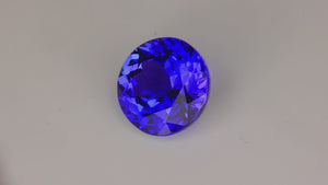 Round Brilliant Cut Tanzanite 6.23 Carats
