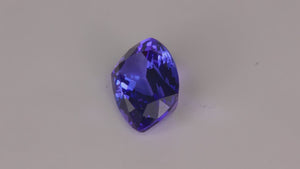 Antique Cushion Cut Tanzanite 2.97 Carats