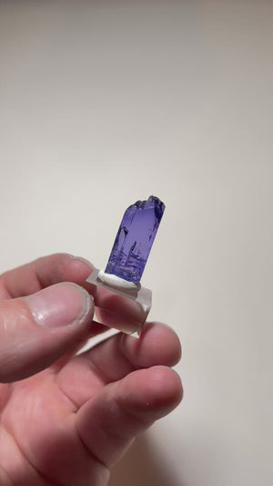 Gemmy Deep Color Tanzanite Crystal from Mererani Tanzania – 31.37ct