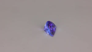 Trilliant Cut Tanzanite Mostly Violet Tanzanite 1.93 Carats