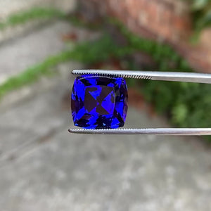 Square Portuguese Cushion Cut Tanzanite 24.94 Carats