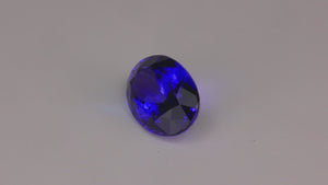 Blue Violet Oval Tanzanite Gemstone 7.15 Carats