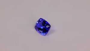 Antique Cushion Cut Tanzanite 3.96 Carats