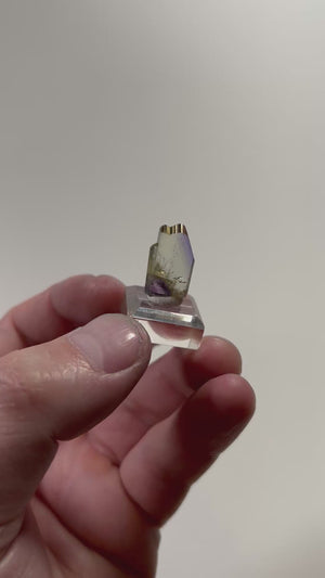 Gemmy Bi-Color Tanzanite Crystal – Tanzania – Natural Purple Zoned Zoisite 14.14ct