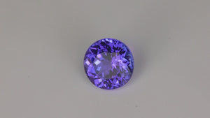 Round Brilliant Cut Tanzanite 3.48 Carats