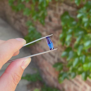 Tapered Baguette Cut Tanzanite 5.37 Carats