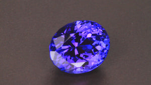 Blue Violet Oval Tanzanite Gemstone 10.70 Carats