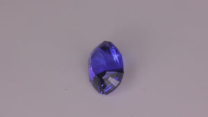 Brilliant Style Antique Cushion Cut Tanzanite 4.45cts