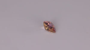 Trilliant Cut Fancy Pink-Orange Tanzanite 1.00 Carats