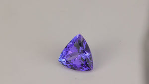 Trilliant Cut Violet Tanzanite 2 Carats
