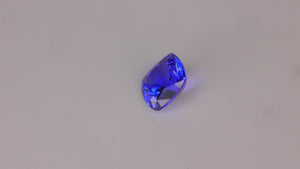 Square Cushion Cut Tanzanite 2.66 Carats