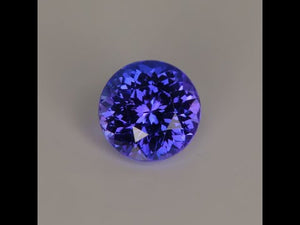 Round Portuguese Cut Tanzanite 3.35 Carats