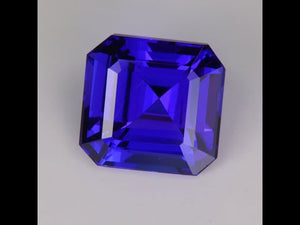 Tanzanite Square Step Cut 8.08 Carats ON HOLD JK