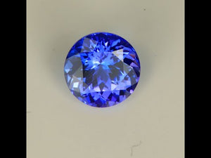 Round Brilliant Tanzanite Gemstone 1.65ct