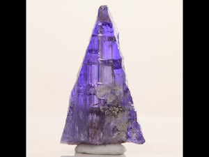 35.33ct Natural Color Purple & Blue Tanzanite Crystal Specimen