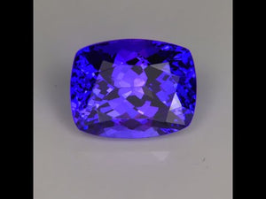ON HOLD  PS Tanzanite Antique Cushion 4.05 Carats
