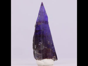 39.21ct Tall Unheated Raw Tanzanite Crystal Specimen