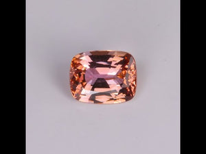 Antique Cushion Fancy Peach Tanzanite 1.33 Carats