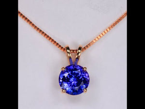 Tanzanite Earrings and Pendant Set