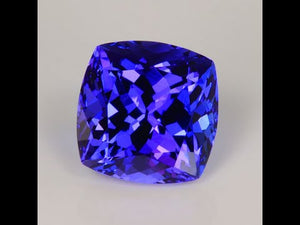 3.48ct Square Cushion Tanzanite Gemstone