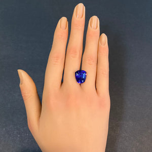 shield cut tanzanite