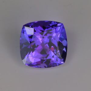 Square Cushion Cut "Ultraviolet" Tanzanite 3.27 Carats