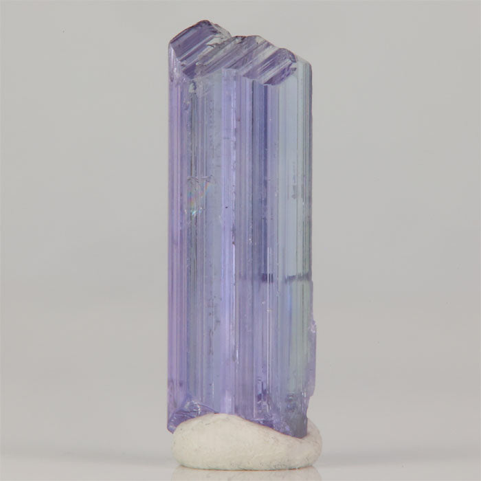 blue violet color natural tanzanite crystal specimen