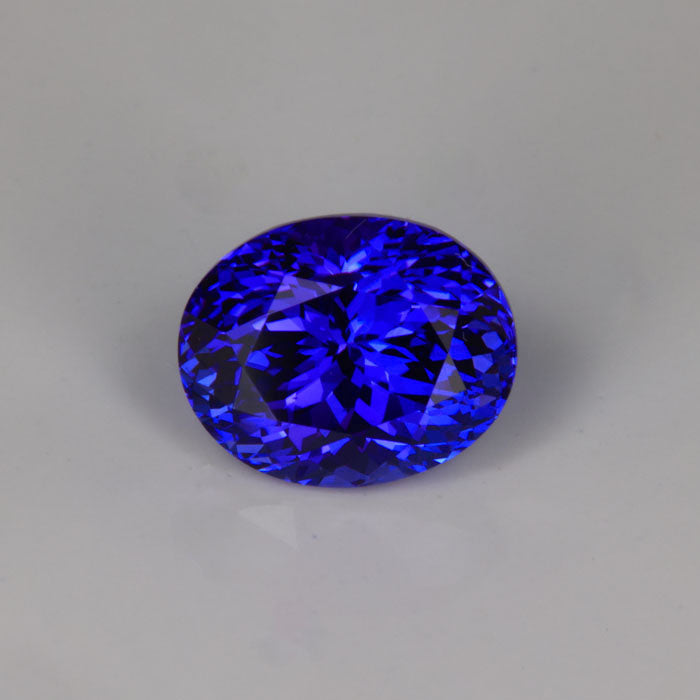 oval tanzanite gemstone