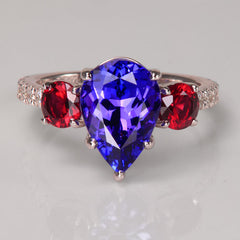 Pyrope sales garnet ring