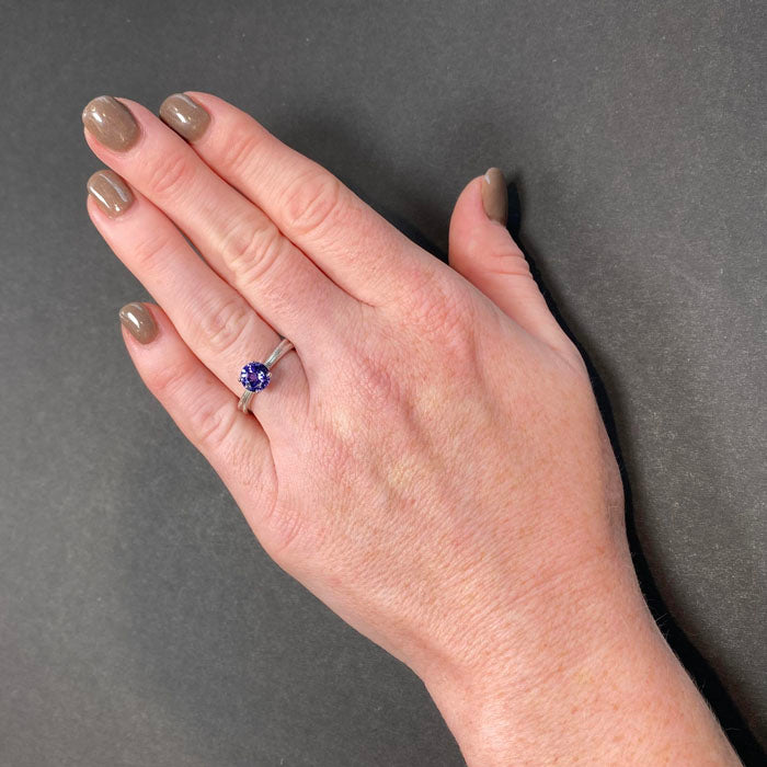 14K White Gold Tanzanite Ring