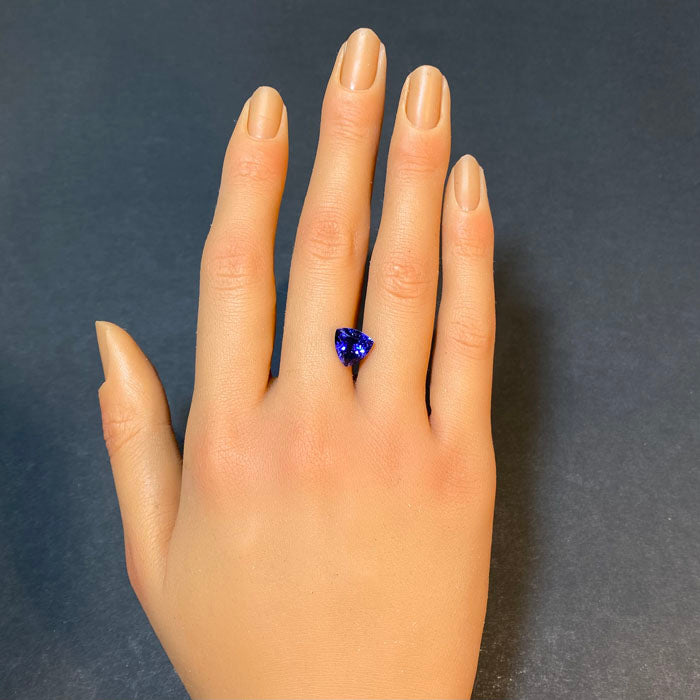 tanzanite trilliant cut