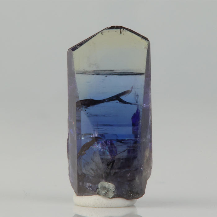 natural blue tanzanite crystal gemmy
