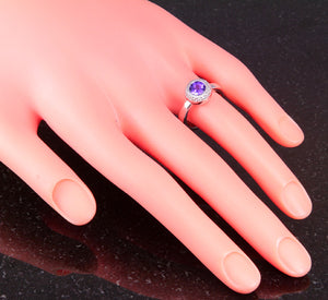 Tanzanite Ring 1.03 Carat BVE Color
