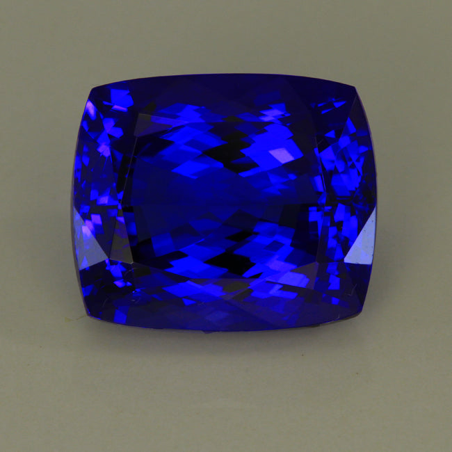 Tanzanite Antique Cushion 20.20 Carats of Extra-Ordinary
