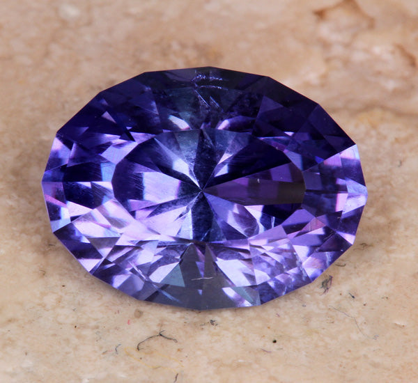 AAA Tanzanite 3.20 Carat Blue Violet Intense Color