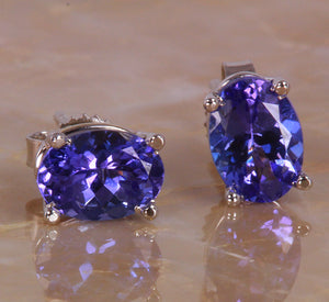 Tanzanite Earrings 1.91 carats