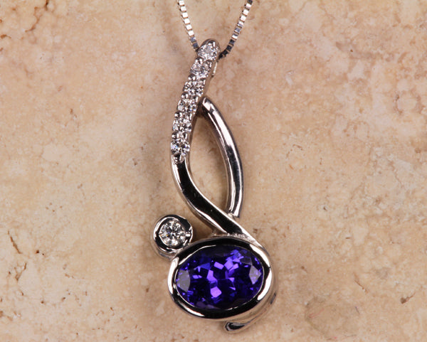 Christopher Michael Designed Tanzanite Pendant 
