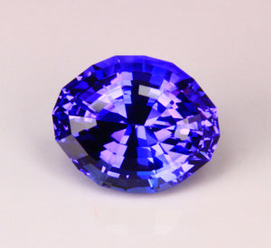 Tanzanite Oval 5.23 Carat Blue Violet Exceptional Color and Extreme Brilliance