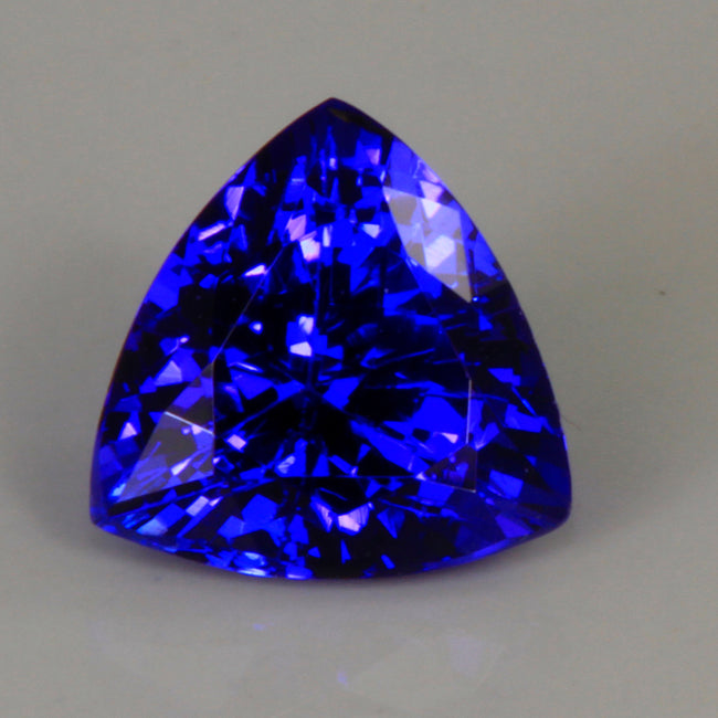 Exceptional Color Tanzanite Trilliant 1.65 Carats