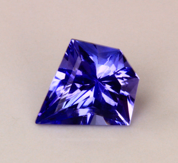Shield Shaped Tanzanite .53 Carat BVI Color