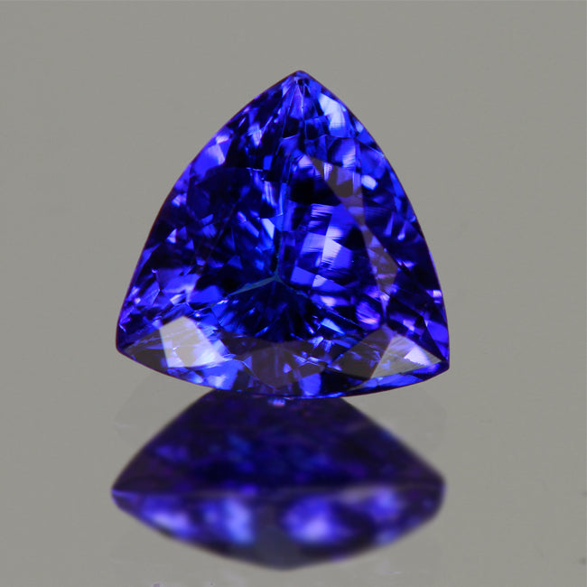 Vivid Color Tanzanite Trilliant 1.34 Carats
