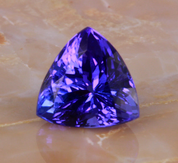 Tanzanite 2.64 Carat Blue Violet Exceptional Color