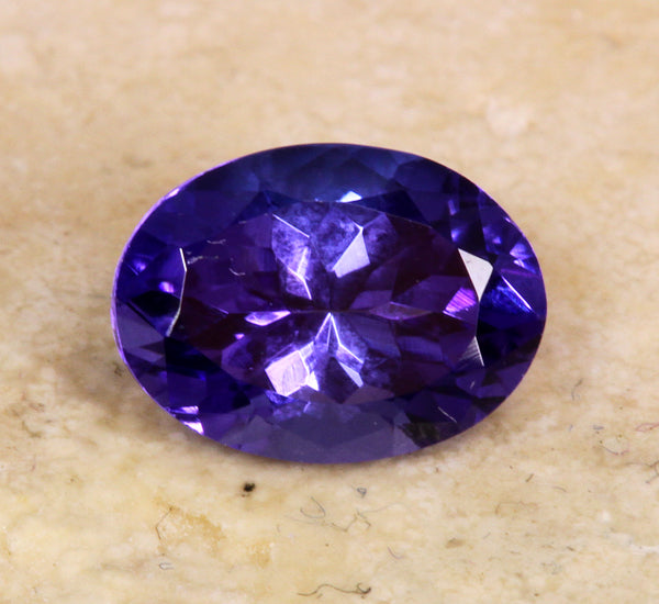 Oval Tanzanite 1.41 Carat BVV Color
