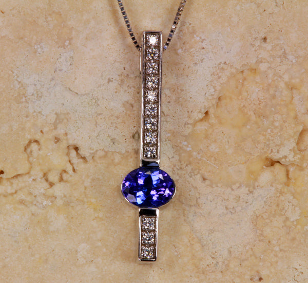 Tanzanite Pendant .89 Carat